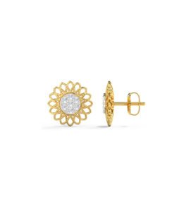 Evie Detachable Diamond Stud Earrings
