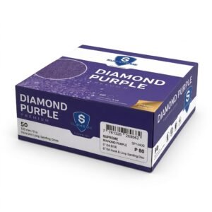 SPR DIAMOND PURPLE 6" Hook&Loop Sanding Disc