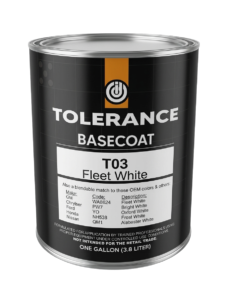 TOLERANCE - T03 - 1GL BASECOAT - FLEET WHITE